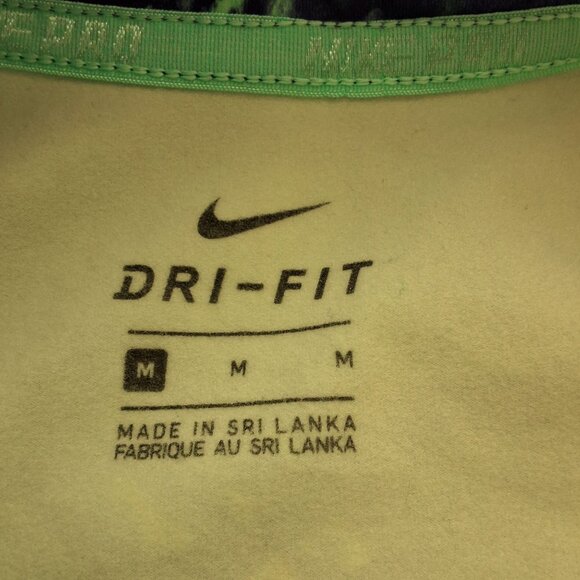 Nike Womens Pro Dri-Fit 1/2 Zip Long Sleeve Training Top Purple/Neon Green Desig - Picture 5 of 8